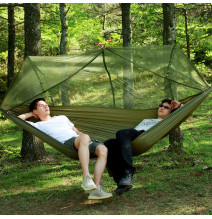 Hamaca portÃ¡til para acampar al aire libre, tienda con mosquitera, dosel para 2 personas, cama colgante de paracaÃ­das, caza,