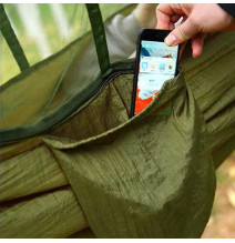 Hamaca portÃ¡til para acampar al aire libre, tienda con mosquitera, dosel para 2 personas, cama colgante de paracaÃ­das, caza,